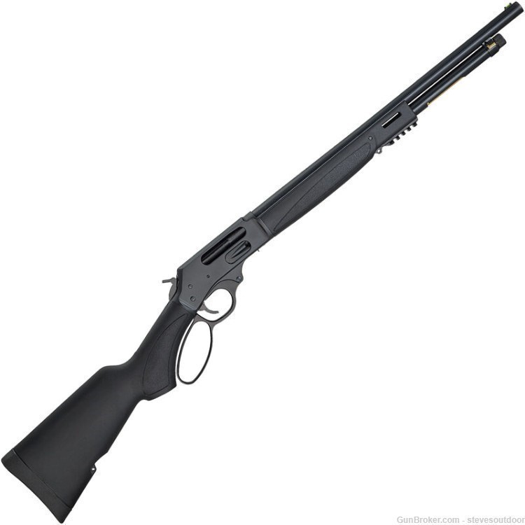 Henry X Model .410 Bore Lever Side Gate Black Shotgun 2-1/2" Chamber - NEW-img-0