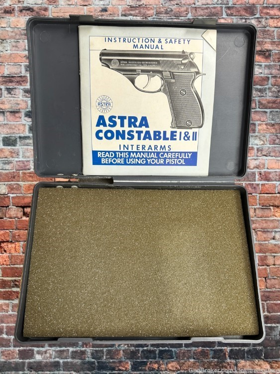 Astra Mod. Constable II Pistol .380ACP 3.3" BBL w/ (1) Mag & Case-img-16