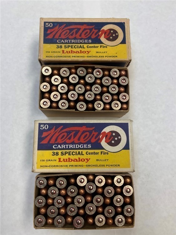 38 Special WESTERN " Bullseye " 158 gr Lubaloy 2 MINTY Boxes NOS-img-0