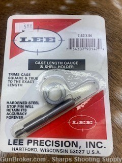 NOS Lee case length gauge &  shell holder 7.62x54-img-0