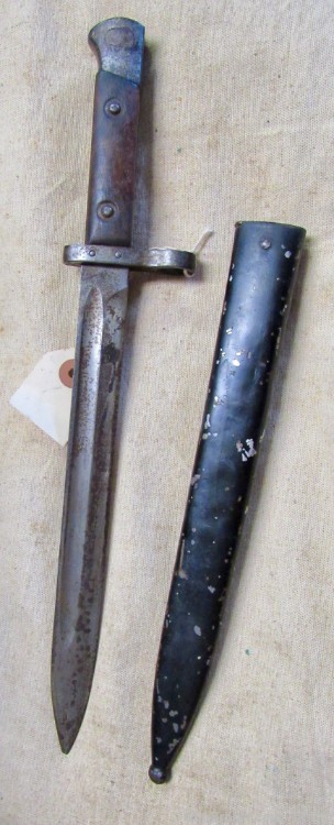Steyr Austrian Model 1895 Mannlicher Bayonet Czech Marked & Scabbard-img-7