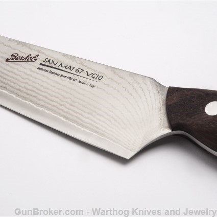 Berkel San Mai Kitchen Knife. Stainless Blade 19 cm. Maple Handle.*REDUCED*-img-2