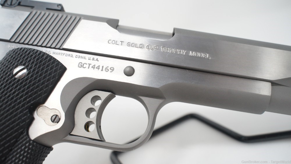 COLT GOLD CUP TROPHY .45 ACP STAINLESS STEEL 1911 PISTOL (19253)-img-4