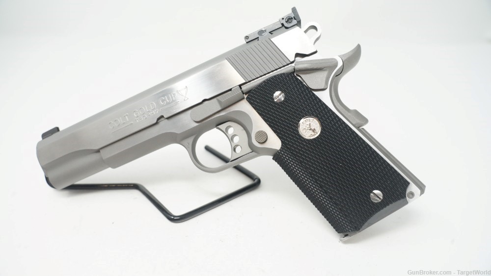 COLT GOLD CUP TROPHY .45 ACP STAINLESS STEEL 1911 PISTOL (19253)-img-0
