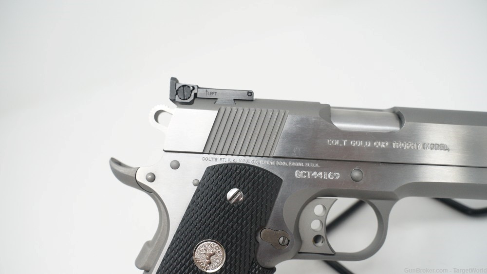 COLT GOLD CUP TROPHY .45 ACP STAINLESS STEEL 1911 PISTOL (19253)-img-3