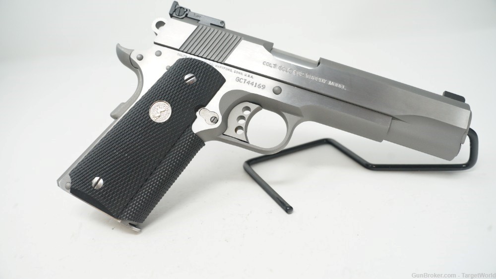 COLT GOLD CUP TROPHY .45 ACP STAINLESS STEEL 1911 PISTOL (19253)-img-1