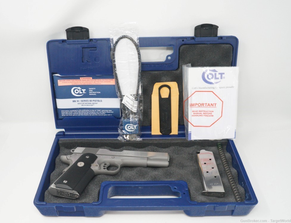 COLT GOLD CUP TROPHY .45 ACP STAINLESS STEEL 1911 PISTOL (19253)-img-29