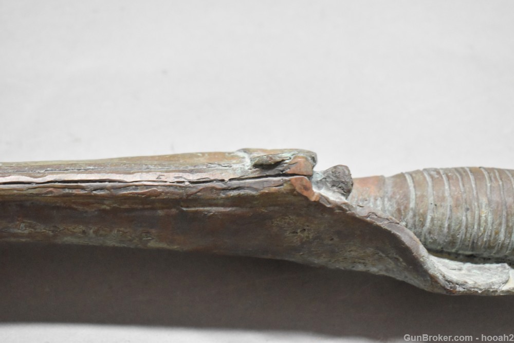 Bronze Sculpture US Model 1880 Hunting Knife & Sheath PLEASE READ-img-13