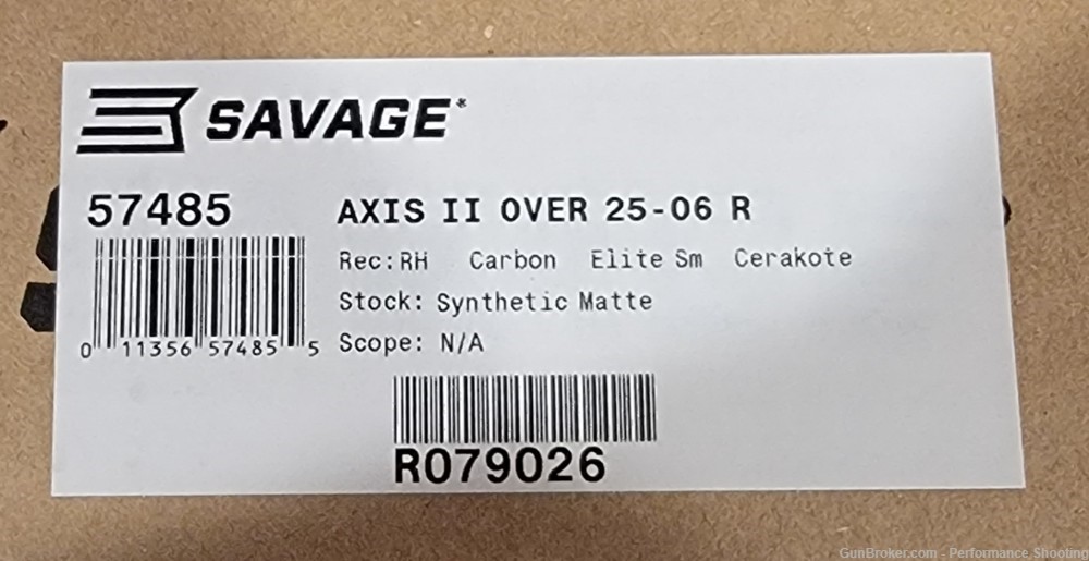 Savage AXIS II OVERWATCH 25-06 REM 20" Barrel -img-11
