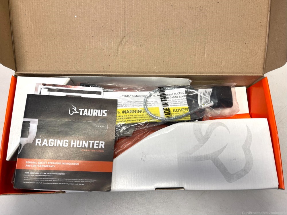 Taurus 2-454055RH Raging Hunter 454 Casull 5rd 5.12” NO CC FEES -img-3