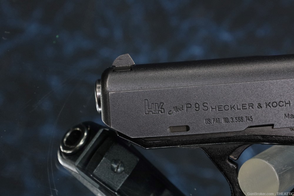 RARE HECKLER & KOCH P9S 9MM HEEL RELEASE W/FACTORY BOX AND MANUAL-img-8
