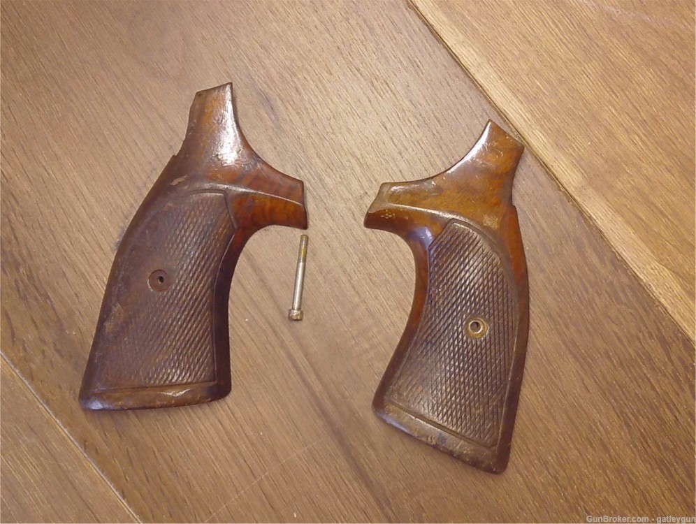 Smith Wesson Model 10 Square Butt Grips-img-0