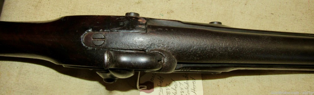Confederate Altered 1847 Dated Model 1842 Springfield Civil War Musket-img-7