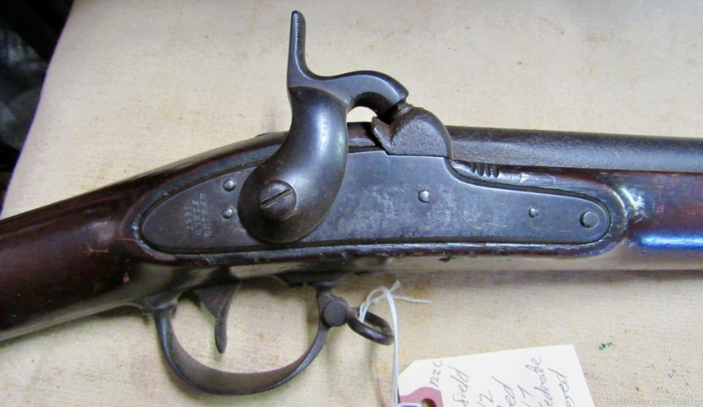 Confederate Altered 1847 Dated Model 1842 Springfield Civil War Musket-img-1