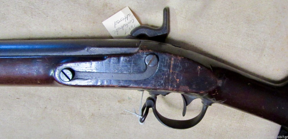 Confederate Altered 1847 Dated Model 1842 Springfield Civil War Musket-img-10