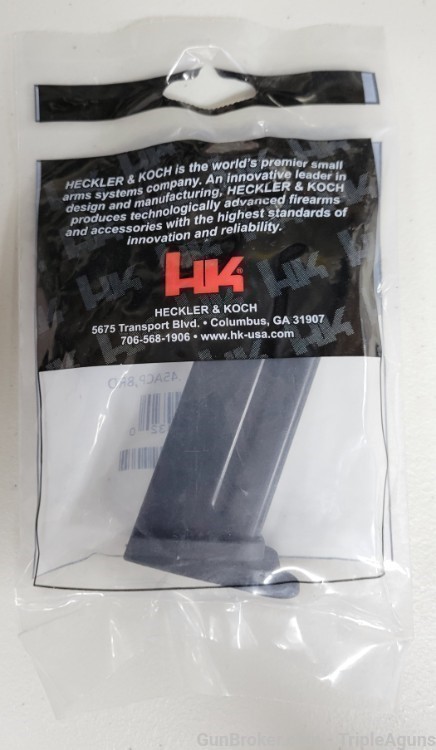 H&K Heckler & Koch USP45 compact HK45C 45acp 8rd factory magazine-img-1