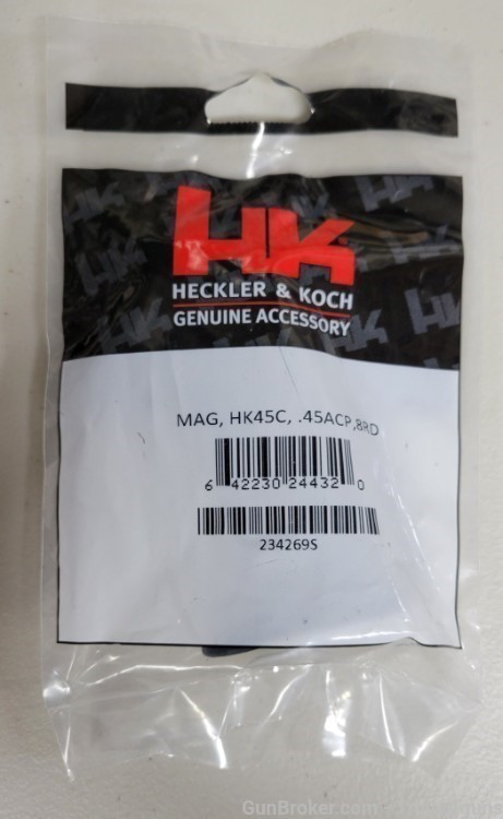 H&K Heckler & Koch USP45 compact HK45C 45acp 8rd factory magazine-img-0