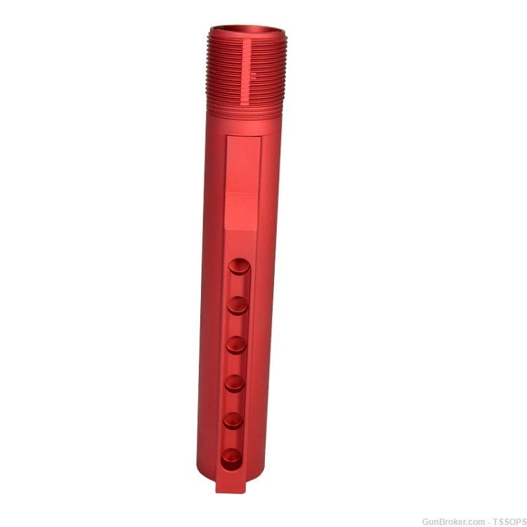 TSS AR-15 Pistol Buffer Tube Ruby Red-img-0