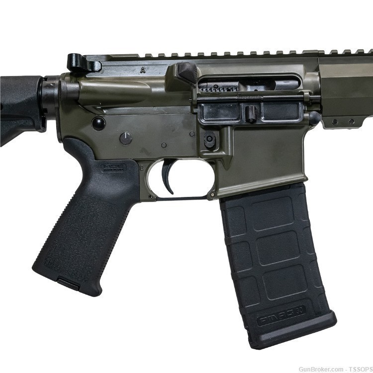 TSS Custom AR-15 OPS SLIM .223/5.56 Rifle 16? OD Green Magpul-img-0