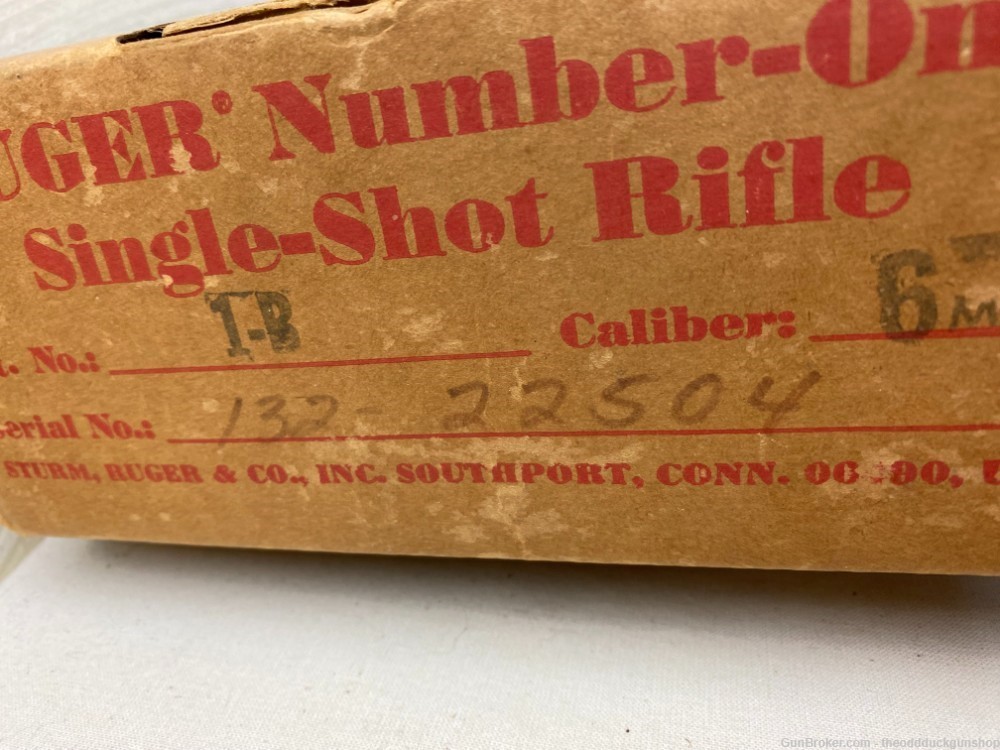 Ruger No.1 6mm Rem Red Pad 26" Circa 1981-img-13