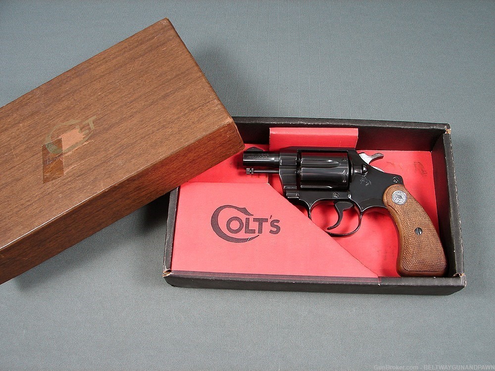 Colt Detective .32 Colt NP Spl w/Factory Box Mfg Date 1977 - NICE-img-9