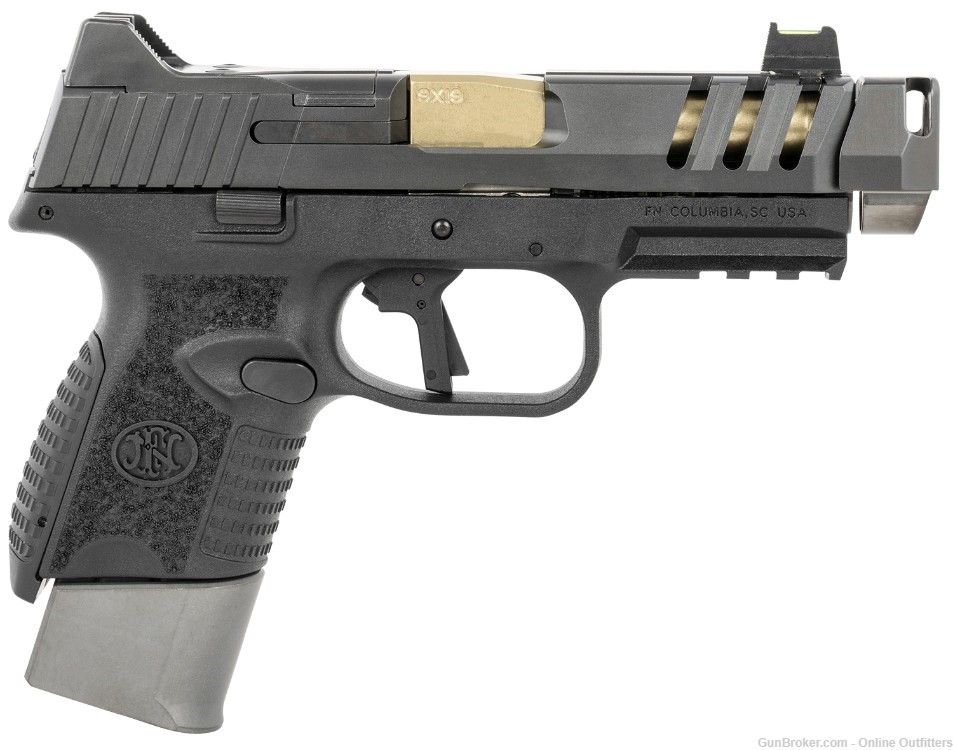 FN 509 CC Edge Compact 9mm 4.2" 15+1 Optic Ready Compensated 66-101347-img-0