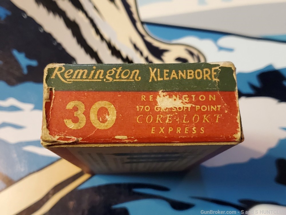 30 Remington Kleanbore 170 GR Soft Point Core-Lokt Model 8 14 81 141 Box 1-img-5