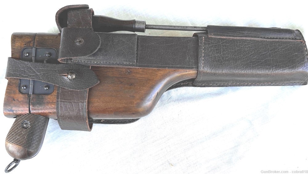 Waffenfabrik Mauser Broomhandle C96 7.63x25mm Semi Auto Pistol, S/N 313639 -img-2