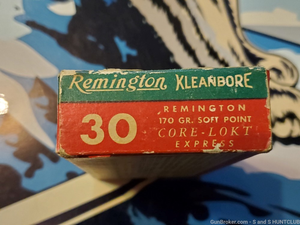 30 Remington Kleanbore 170 GR Soft Point Core-Lokt Model 8 14 81 141 Box 3-img-7