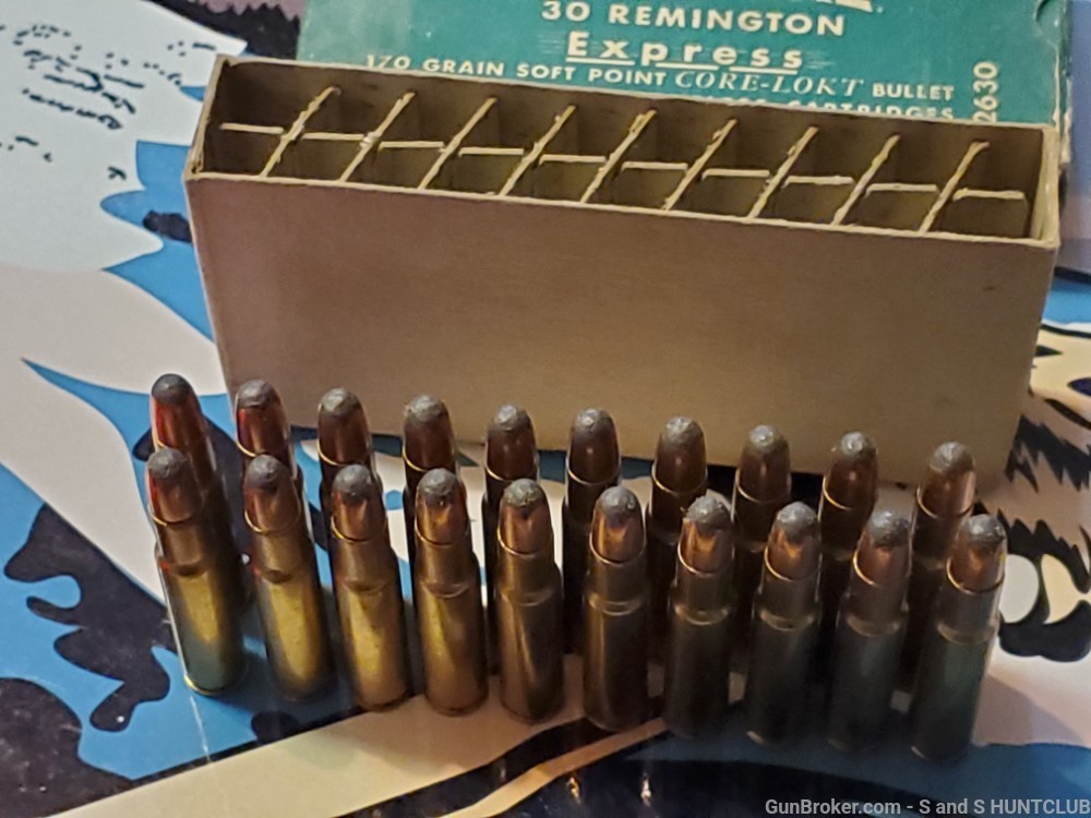 30 Remington Kleanbore 170 GR Soft Point Core-Lokt Model 8 14 81 141 Box 3-img-13