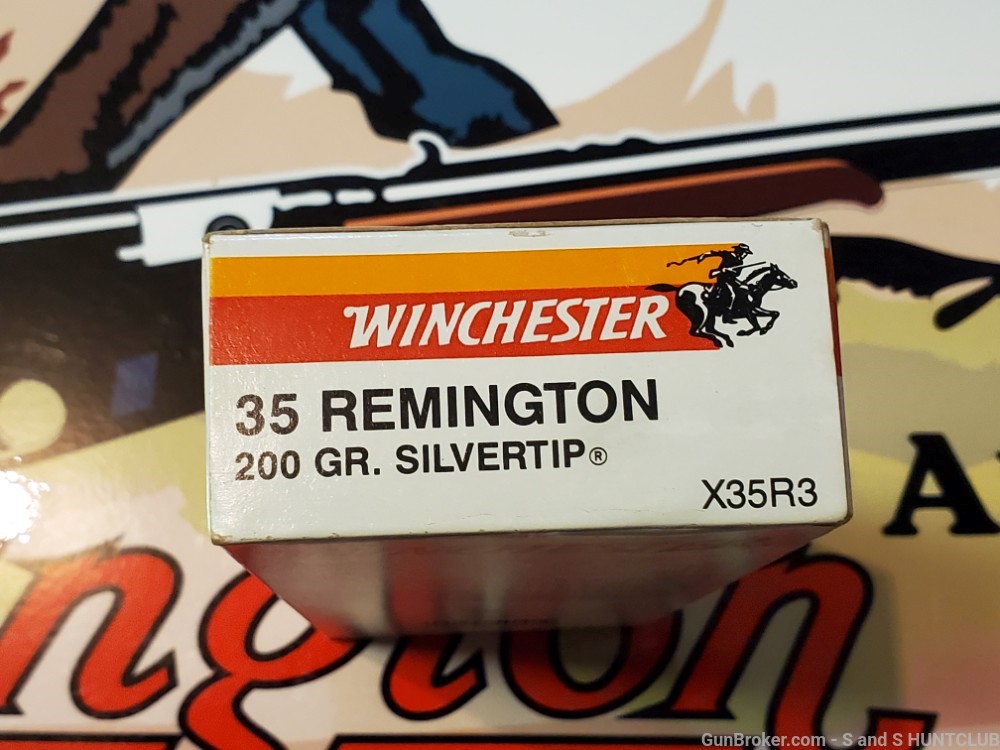 35 Remington Winchester SILVERTIP RARE Pony Box! MODEL 8 14 81 141 760 Nice-img-7
