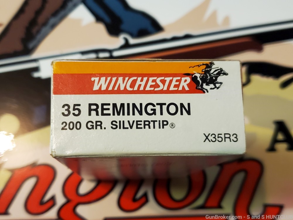 35 Remington Winchester SILVERTIP RARE Pony Box! MODEL 8 14 81 141 760 Nice-img-6