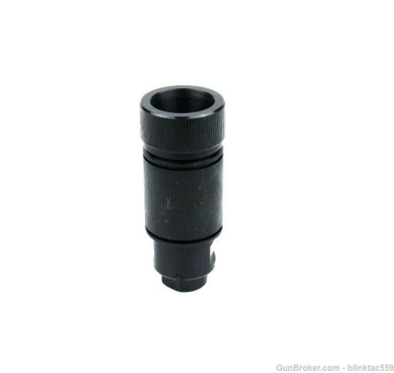 AR 308, Krinkov Style Muzzle Device, Pressure Reducer, 5/8 x 24-img-1