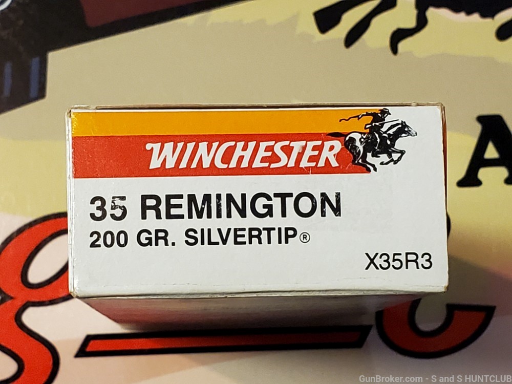 35 Remington Winchester SILVERTIP RARE Pony Box! MODEL 8 14 81 141 760 Nice-img-6