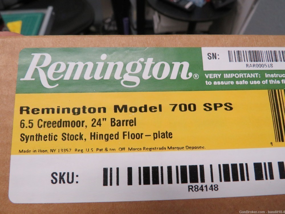 Remington 700 SPS 6.5 Creedmoor 24" Matte Black Barrel R84148, 14275-img-4