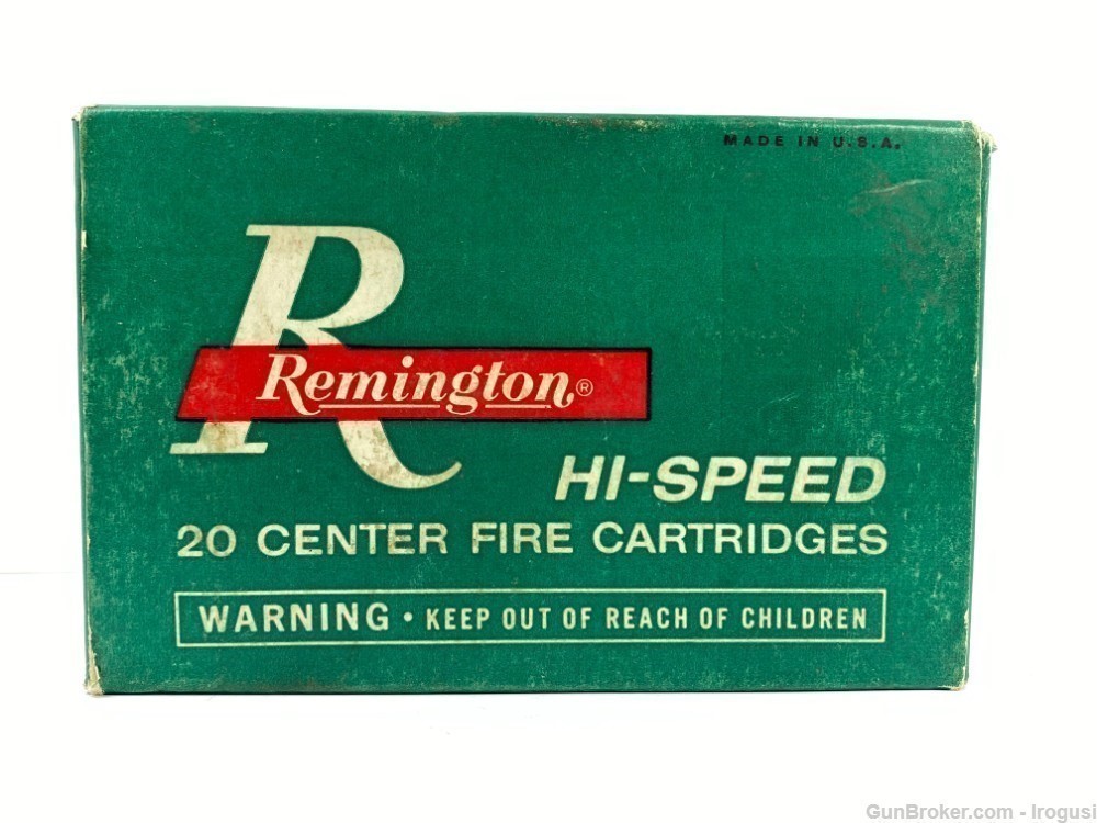 Remington .300 H&H Magnum Mag 180 Gr PSP Core Lokt FULL Vintage Box-img-0