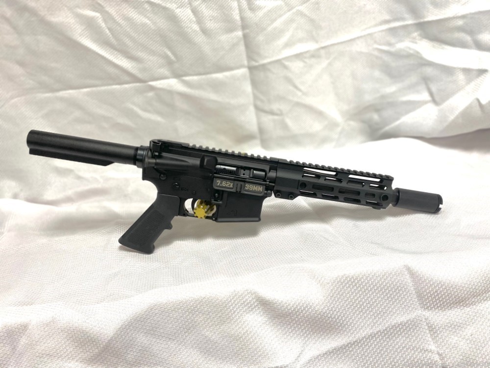 8" Aero Precision 7.62x39 with can style flame arrestor-img-0