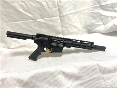 8" Aero Precision 7.62x39 with can style flame arrestor