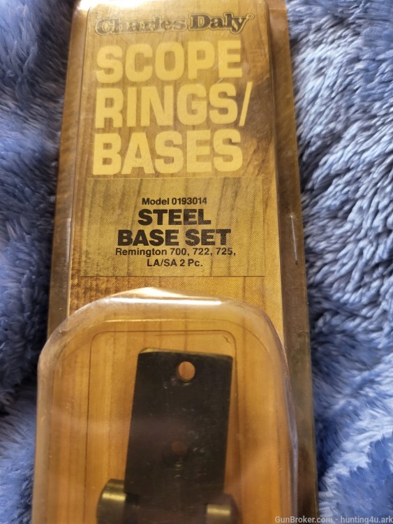 Charles Daly scope Steel Base Set #0193014 Remington 700-img-1