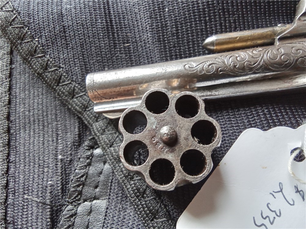 Smith & Wesson no.1, 22 short, 7 shot-engraved, ivory grips-img-24