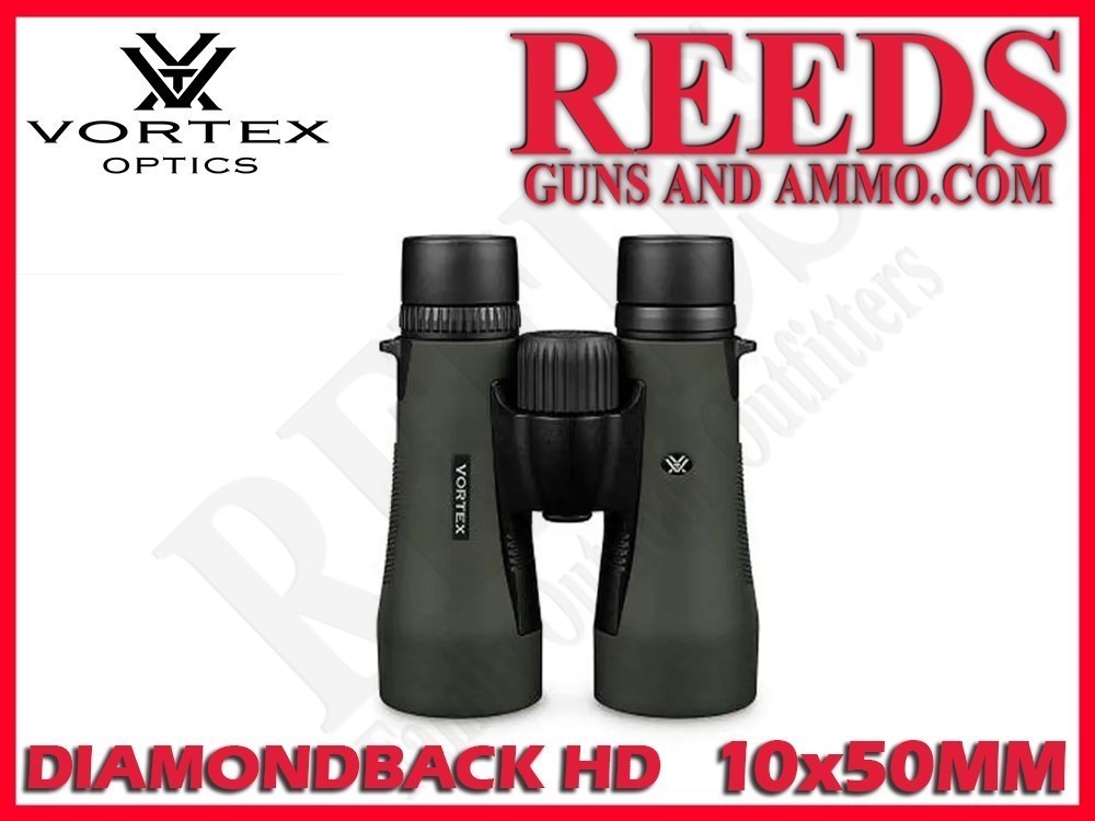 Vortex Diamondback HD 10x50mm Binocular Matte Black DB-216-img-0