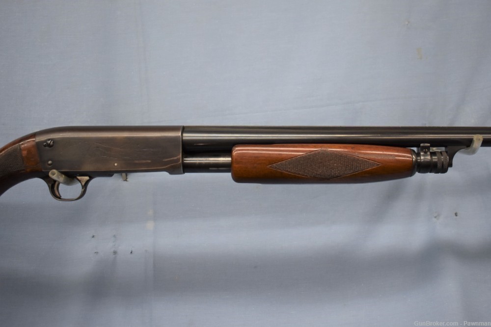 Ithaca Model 37R Deluxe in 20G 2¾" Solid Rib  made 1954-img-2