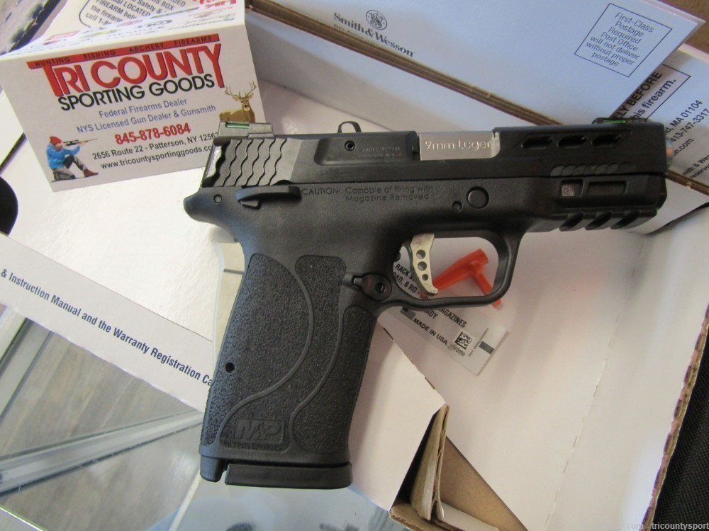 Smith & Wesson 13225 M&P Performance Center Shield EZ M2.0 9mm Luger 3.80" -img-4