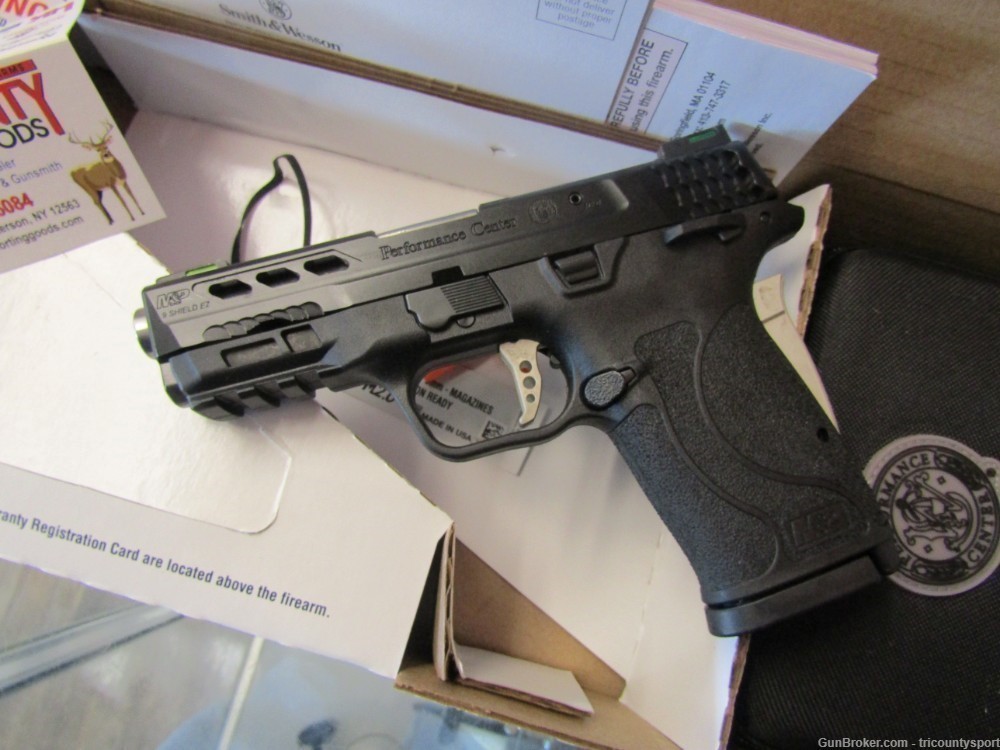 Smith & Wesson 13225 M&P Performance Center Shield EZ M2.0 9mm Luger 3.80" -img-2