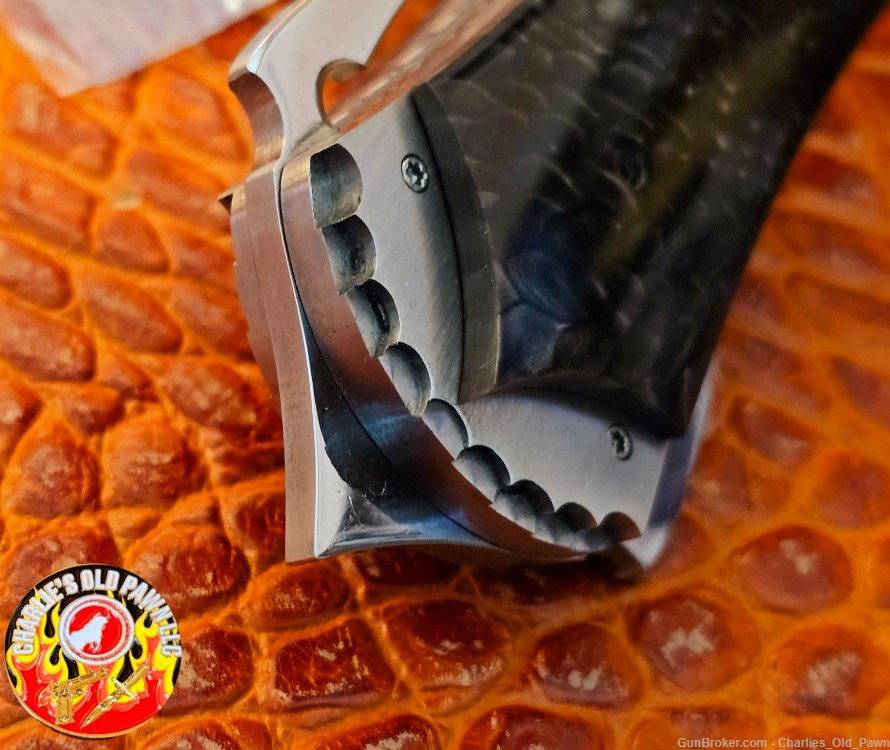 BURN Custom Knives - Constantine Razor D/A OTF 154CM Polished DE Blade-img-8
