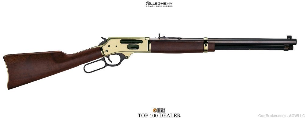 Henry H009BG Brass 30-30 Lever Action Rifle-img-0