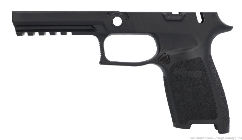 Sig Sauer P320 Full Size 9/40/357 Grip Mod w/Manual Safety - Medium - Black-img-1
