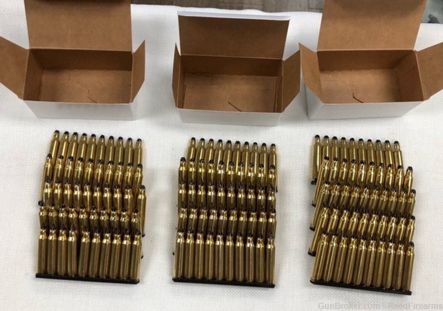 New 150 Rounds AMA(Denmark) 5.56 Blanks on Strip Clips-img-0