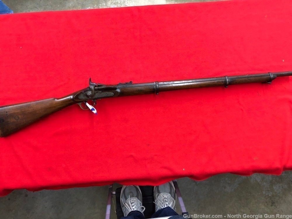 SNIDER CONVERSION OF ENFIELD RIFLE- ATTIC CONDITION.-img-7