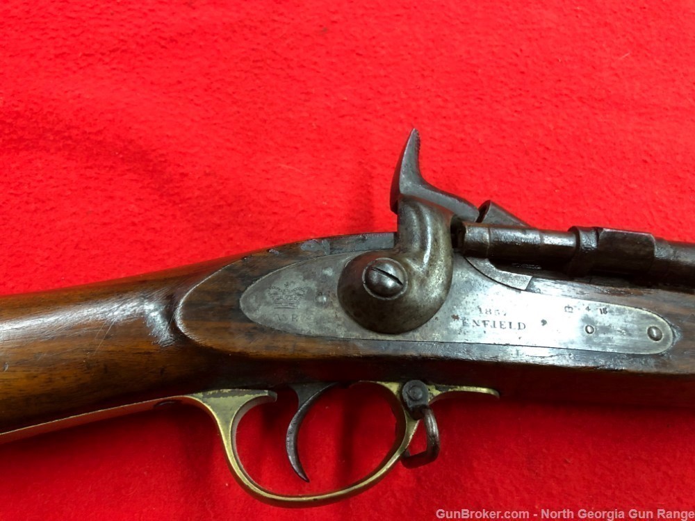 SNIDER CONVERSION OF ENFIELD RIFLE- ATTIC CONDITION.-img-5